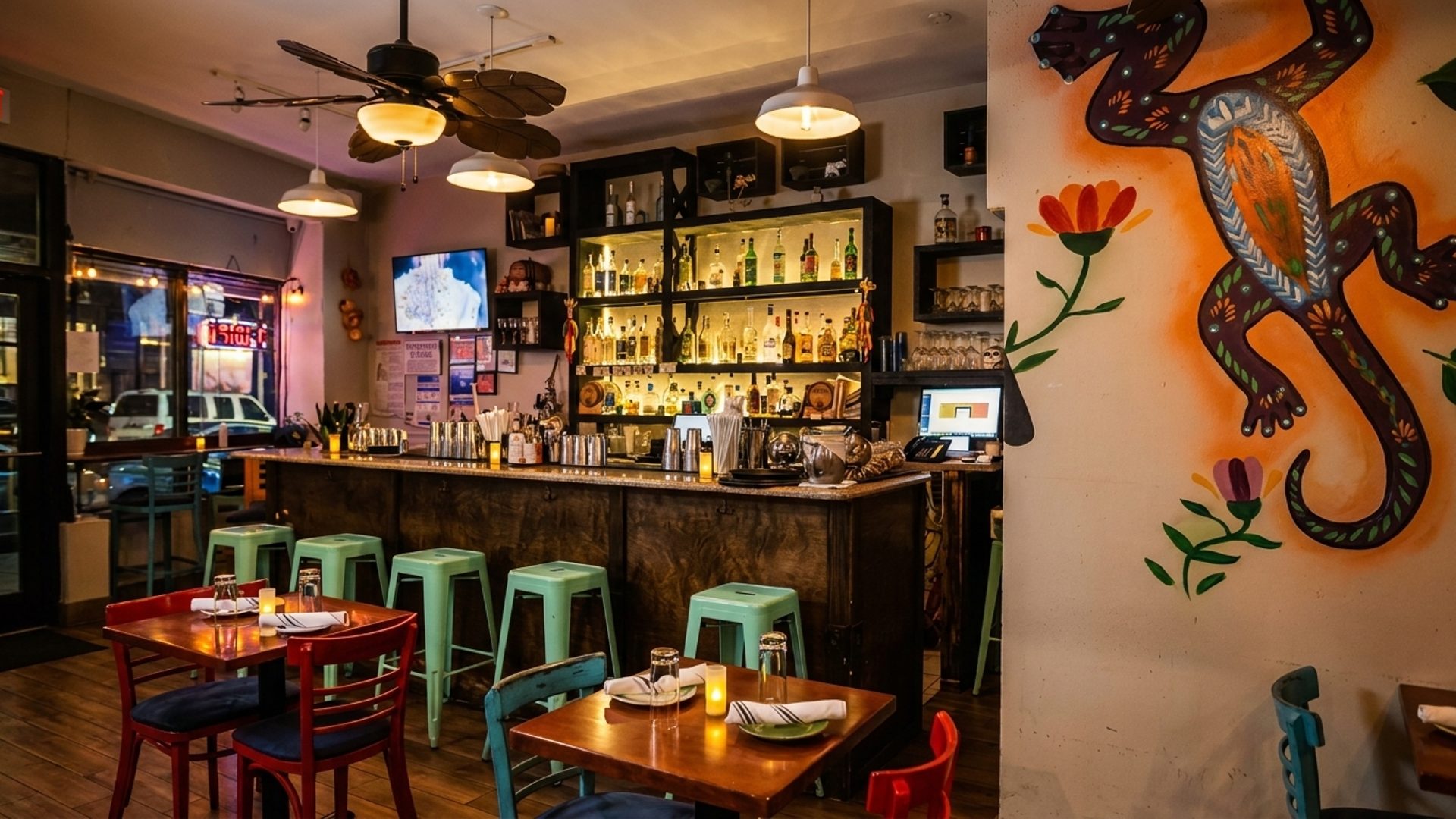 Two immigrants, one cantina
